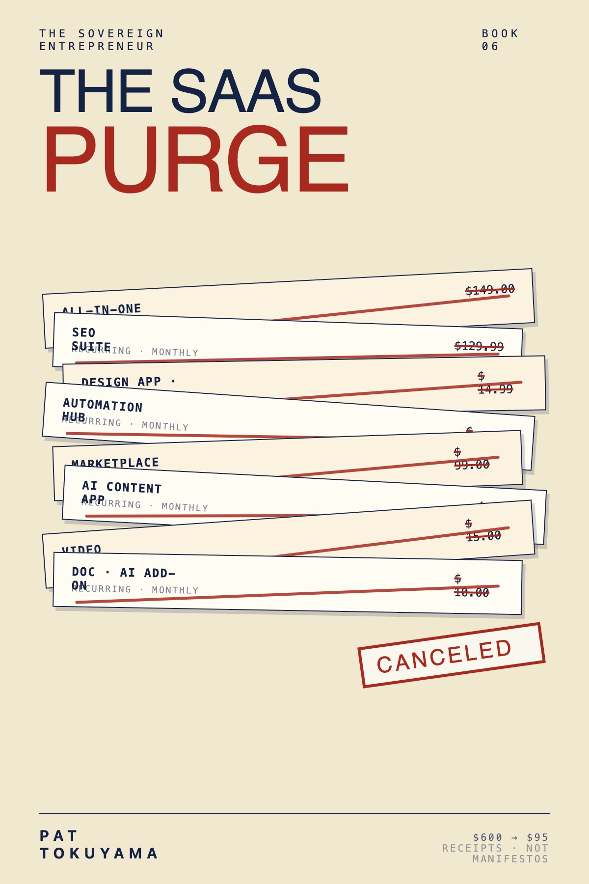 The SaaS Purge — Book 6 · The Sovereign Entrepreneur (book cover)